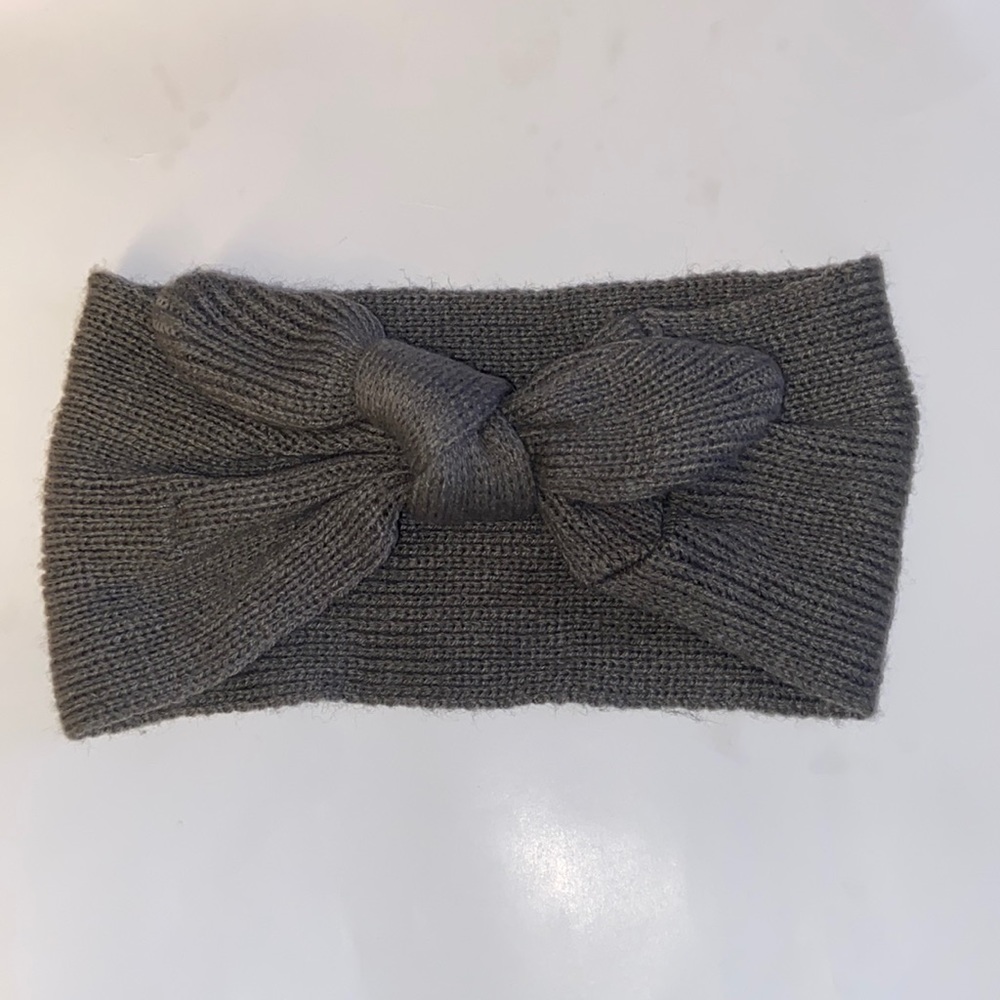 Grey hair band/ ear cover